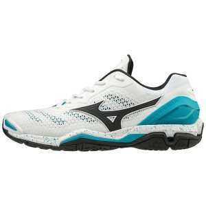 Mizuno Wave Stealth V Παπουτσια Χαντμπολ Ανδρικα - Ασπρα